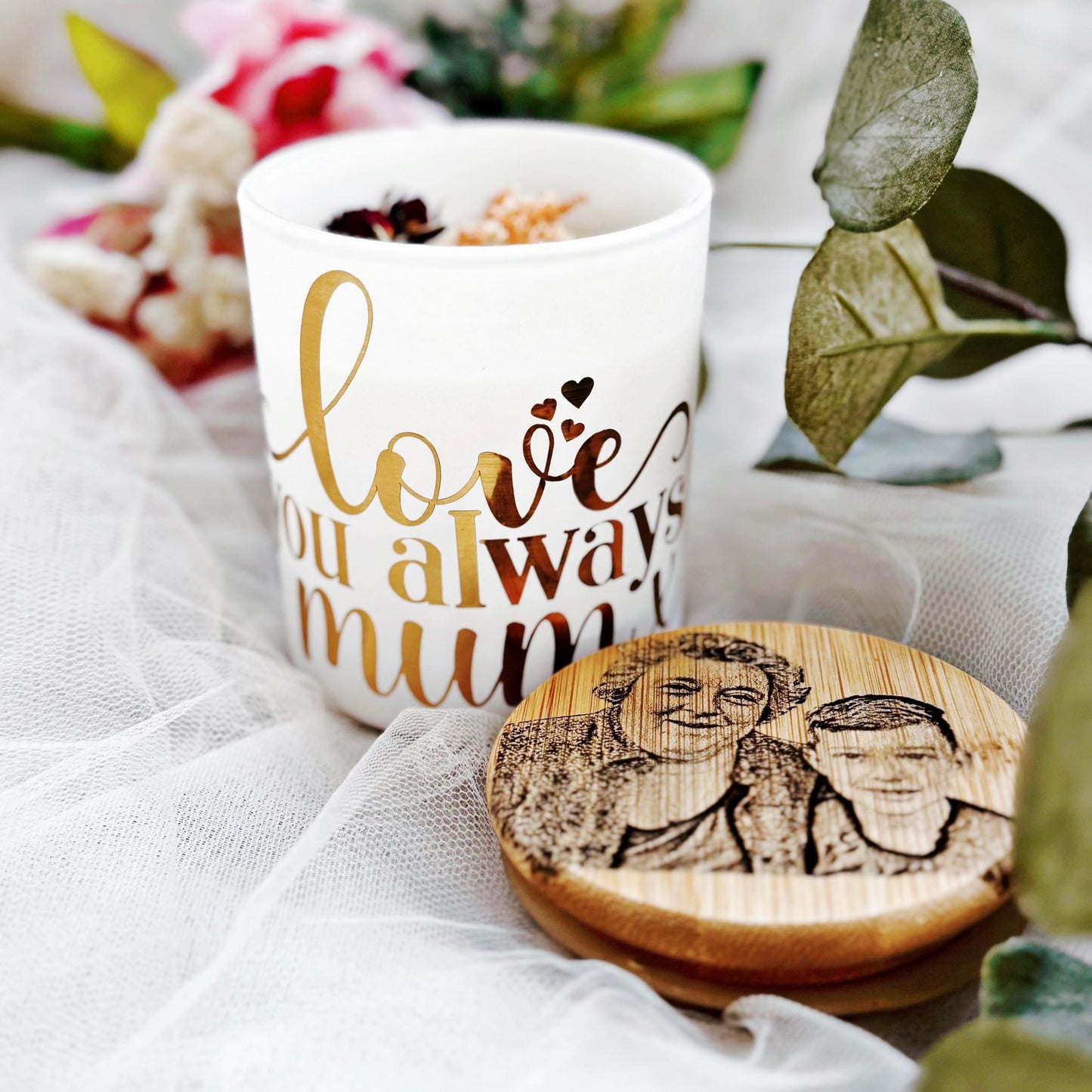 PERSONALIZED MOTHER'S DAY CANDLE