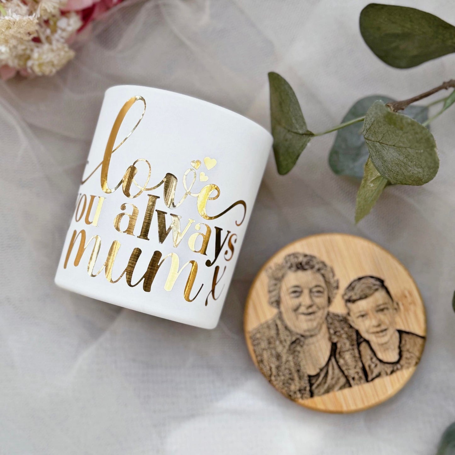 PERSONALIZED MOTHER'S DAY CANDLE
