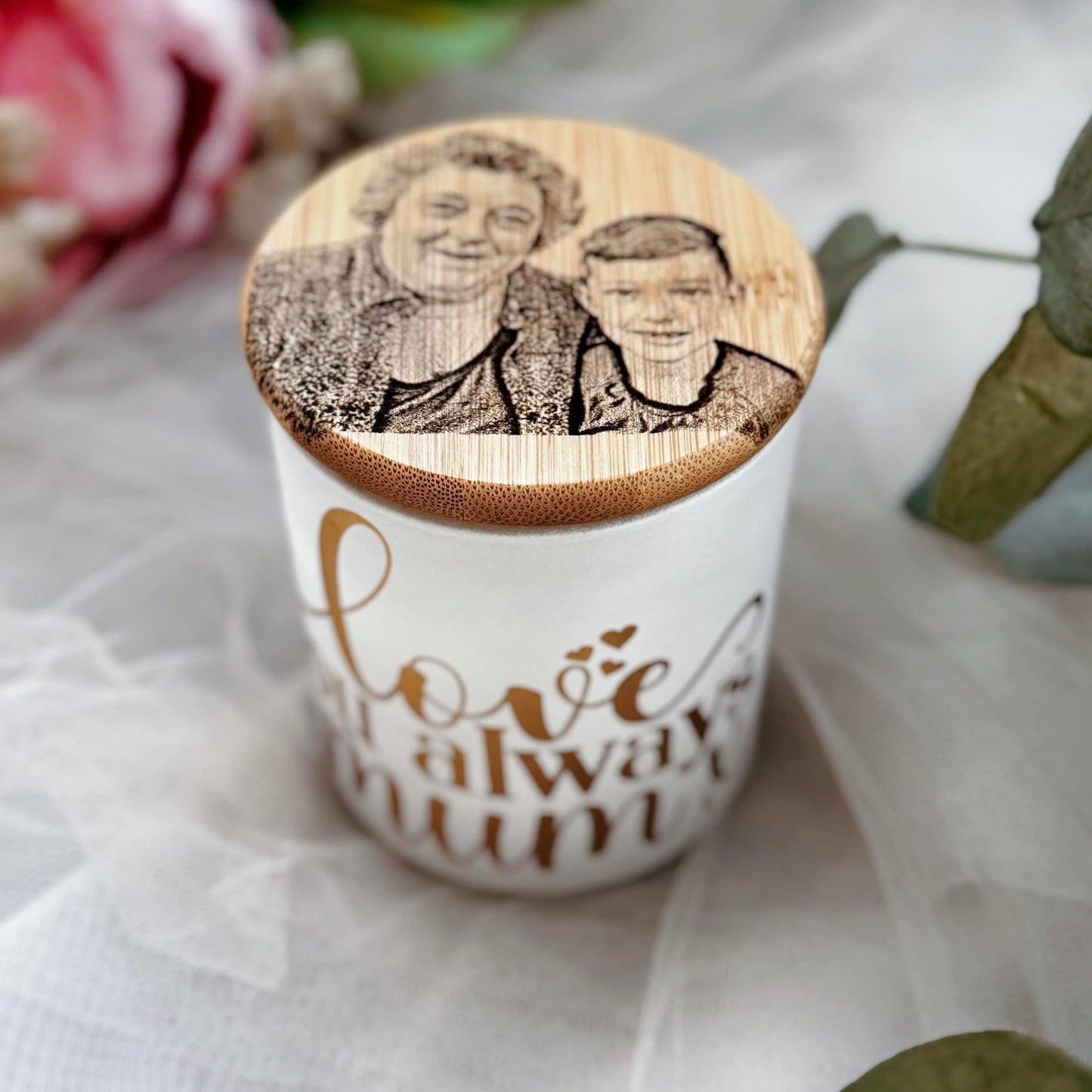 PERSONALIZED MOTHER'S DAY CANDLE