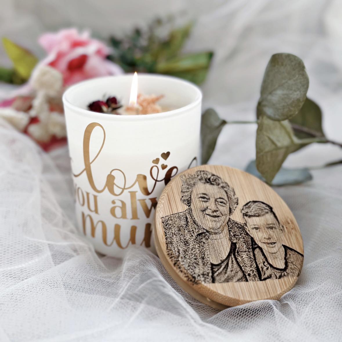 PERSONALIZED MOTHER'S DAY CANDLE