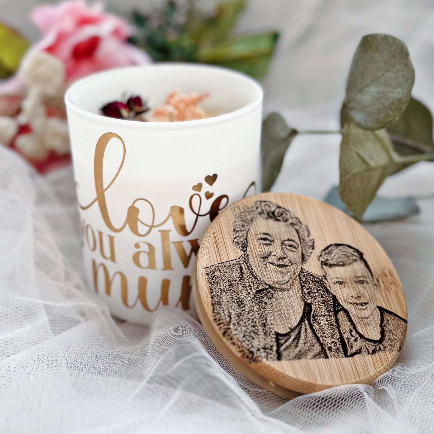 PERSONALIZED MOTHER'S DAY CANDLE