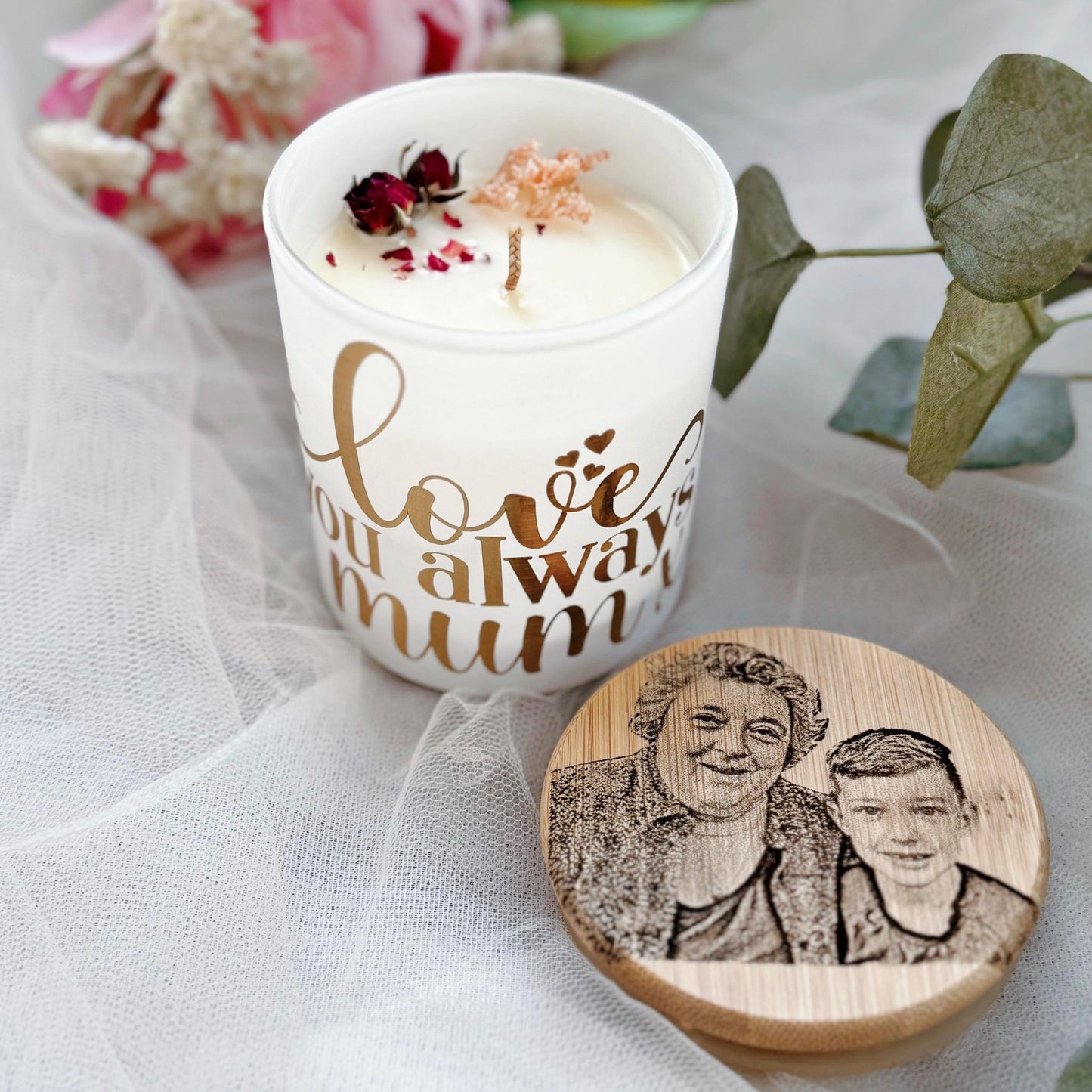 PERSONALIZED MOTHER'S DAY CANDLE