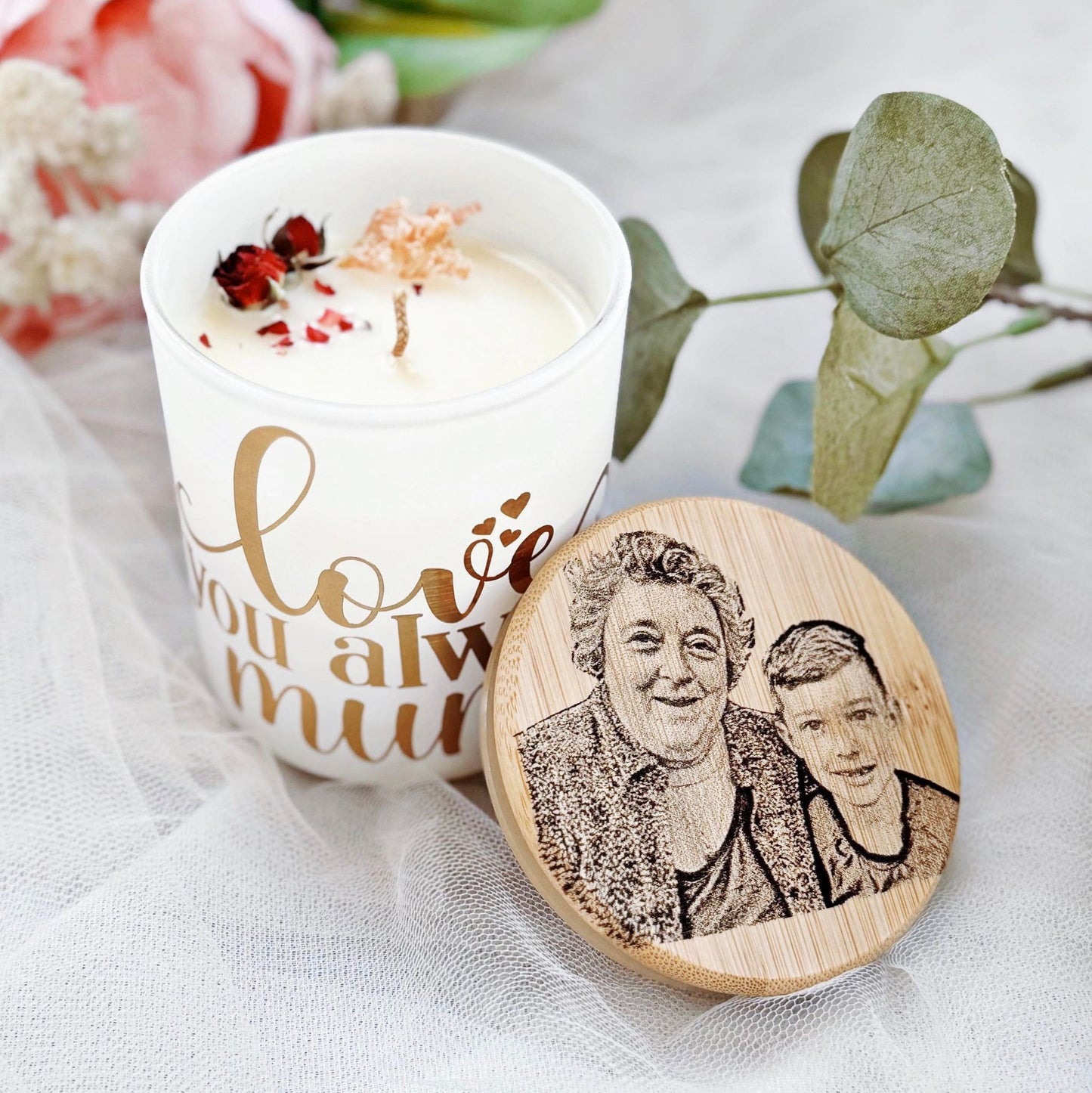 PERSONALIZED MOTHER'S DAY CANDLE
