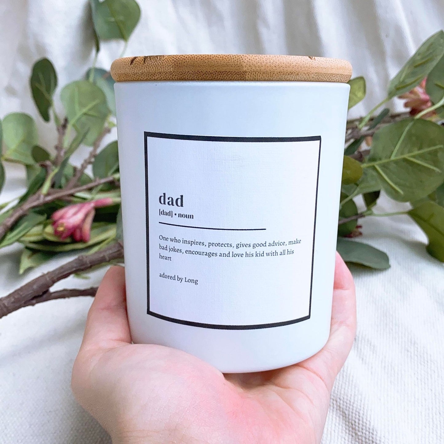 PERSONALIZED DICTIONARY CANDLE- GIFT FOR MOTHER'S DAY