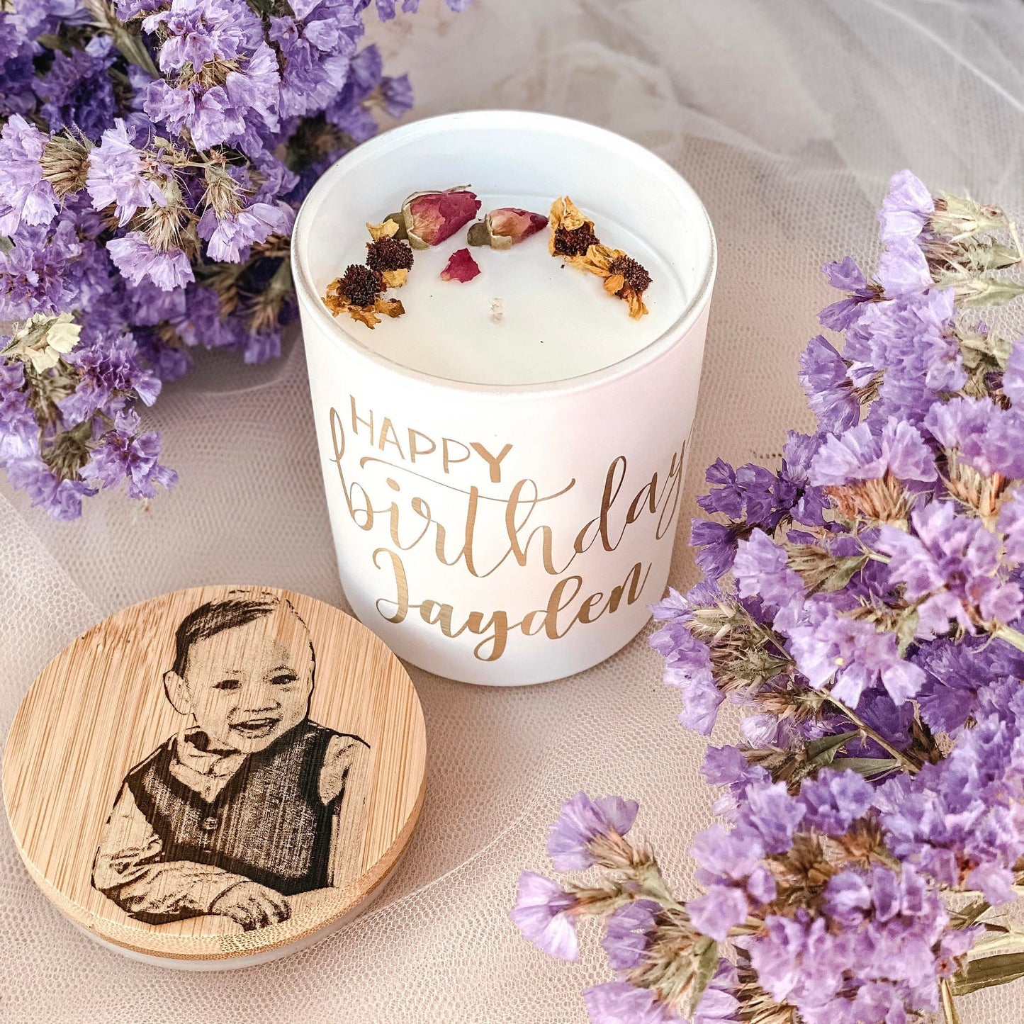 PERSONALISED HAPPY BIRTHDAY CANDLE
