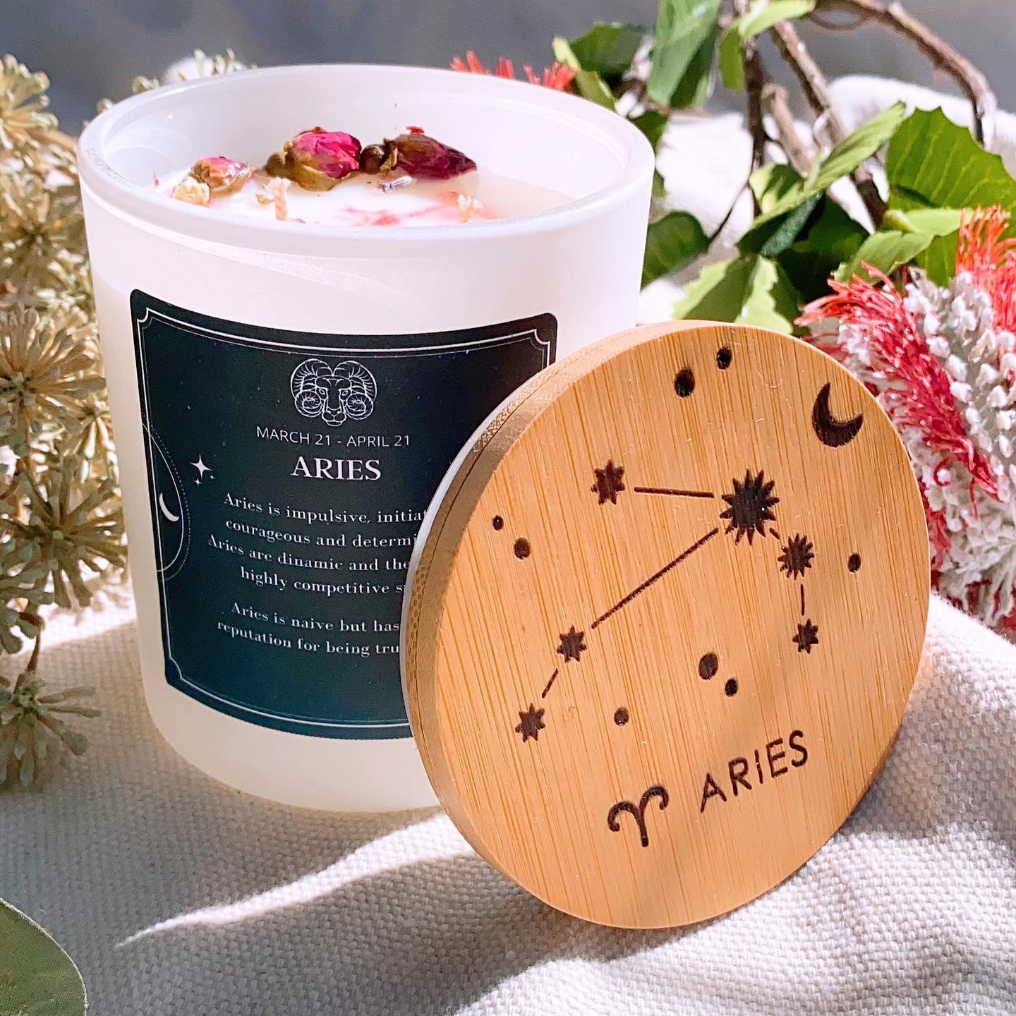 PERSONALIZED ZODIAC CANDLE