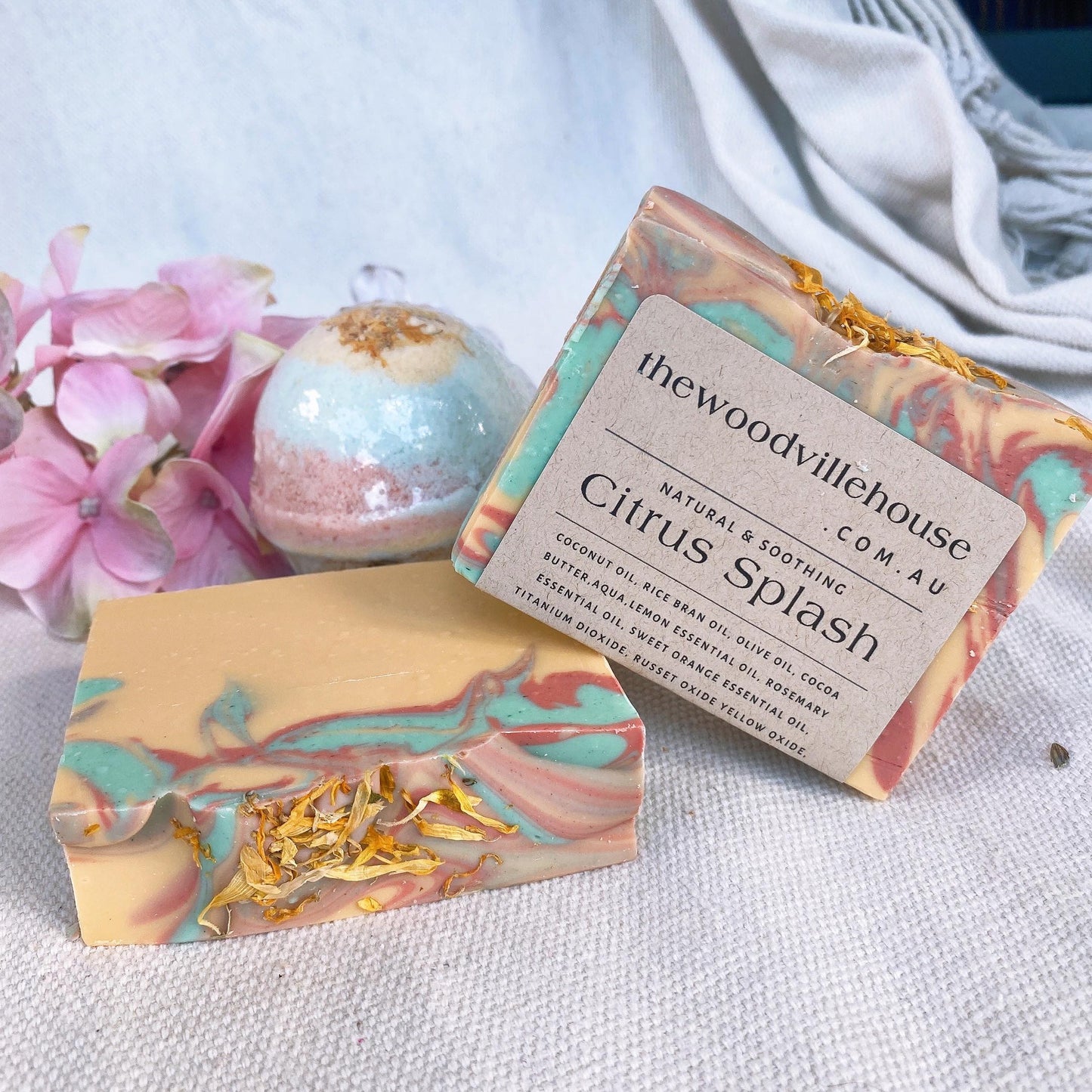 NATURAL COLD PRESSED SOAP-CITRUS SPLASH