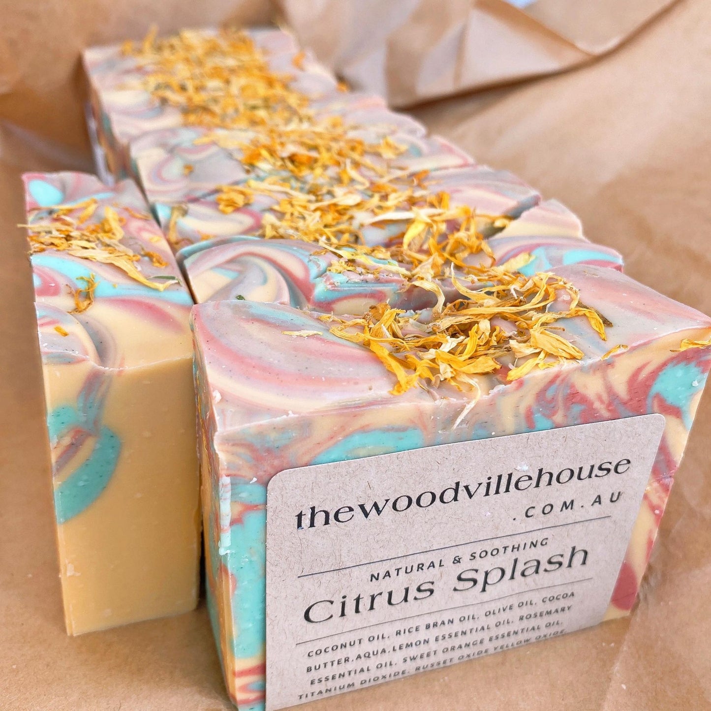 NATURAL COLD PRESSED SOAP-CITRUS SPLASH