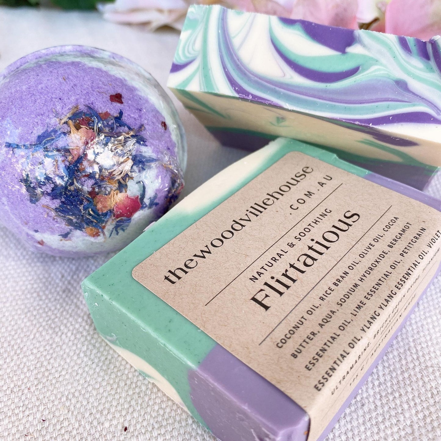 NATURAL COLD PRESSED SOAP- FLIRTATIOUS