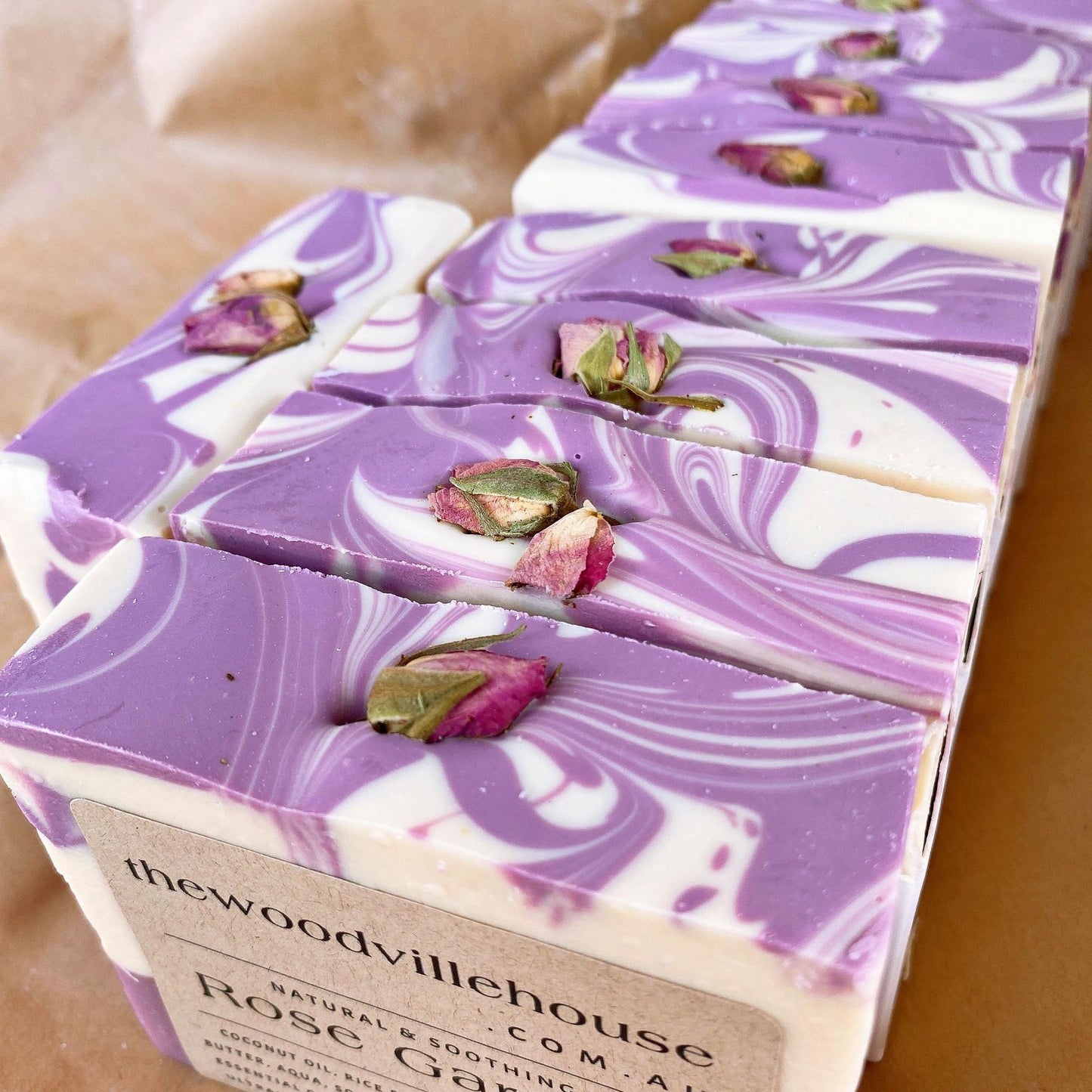 NATURAL COLD PRESSED SOAP- ROSE GARDEN