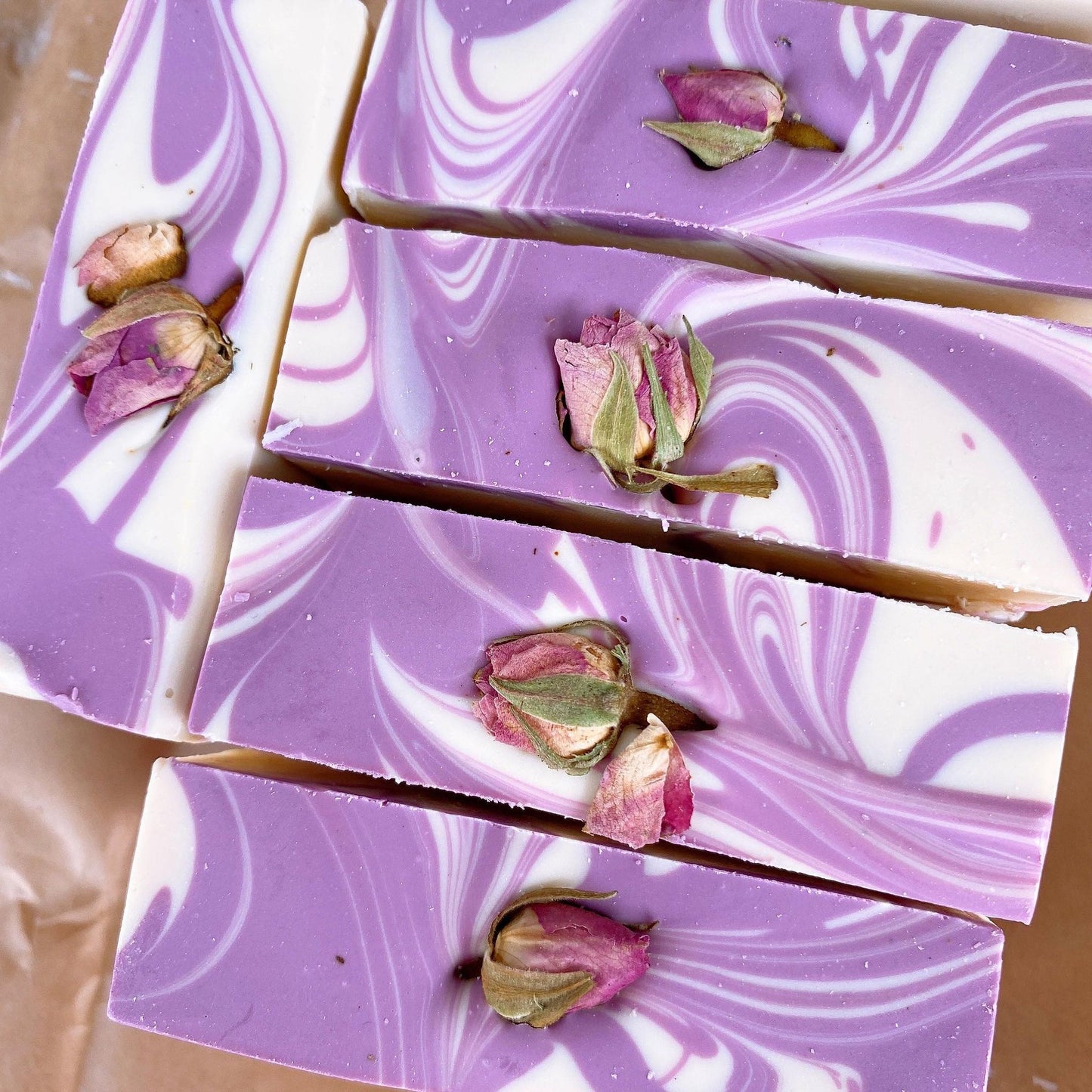 NATURAL COLD PRESSED SOAP- ROSE GARDEN