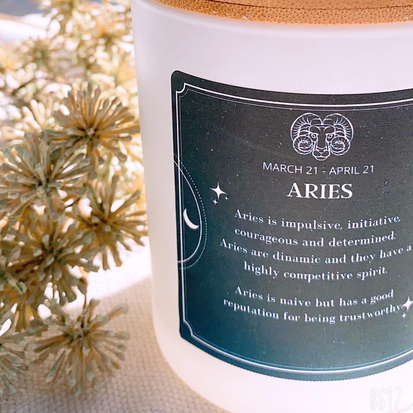 PERSONALIZED ZODIAC CANDLE